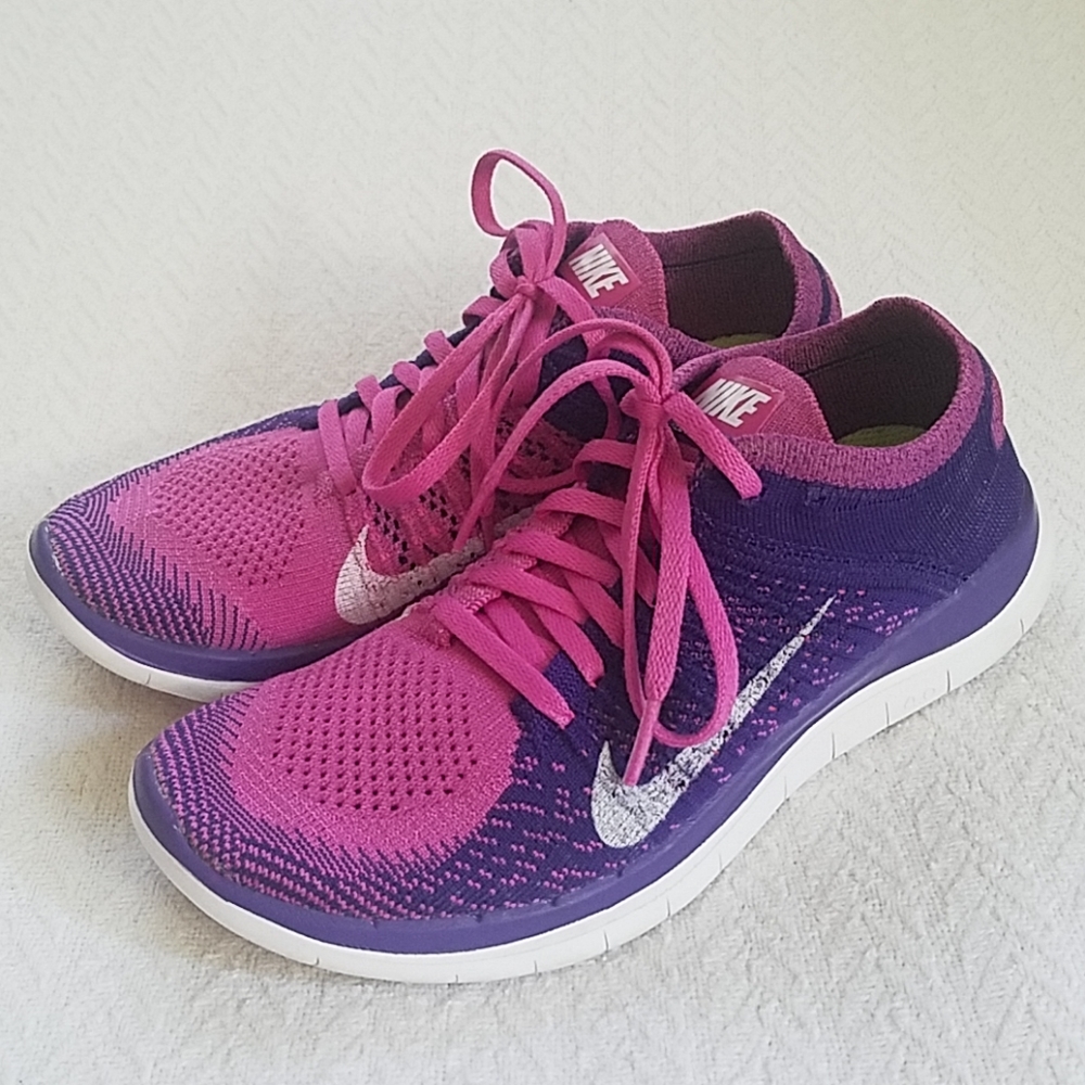LIKE NEW NIKE FREE FLYKNIT 4.0 SNEAKERS NIKE SHOES